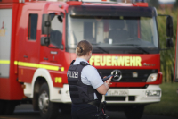 Feuer in Dresdner Kleingartenanlage - Polizei vermutet Brandstiftung